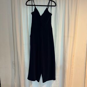 Elegant Black Wide Leg Jumpsuit